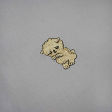 画像をギャラリービューアに読み込む, DOG 刺繍 リネン テーブルクロス