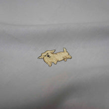 画像をギャラリービューアに読み込む, DOG 刺繍 リネン テーブルクロス