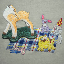 画像をギャラリービューアに読み込む, PICNIC 刺繍 リネン テーブルクロス